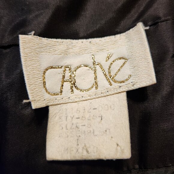 Black Chiffon Cocktail Dress - Picture 7 of 7